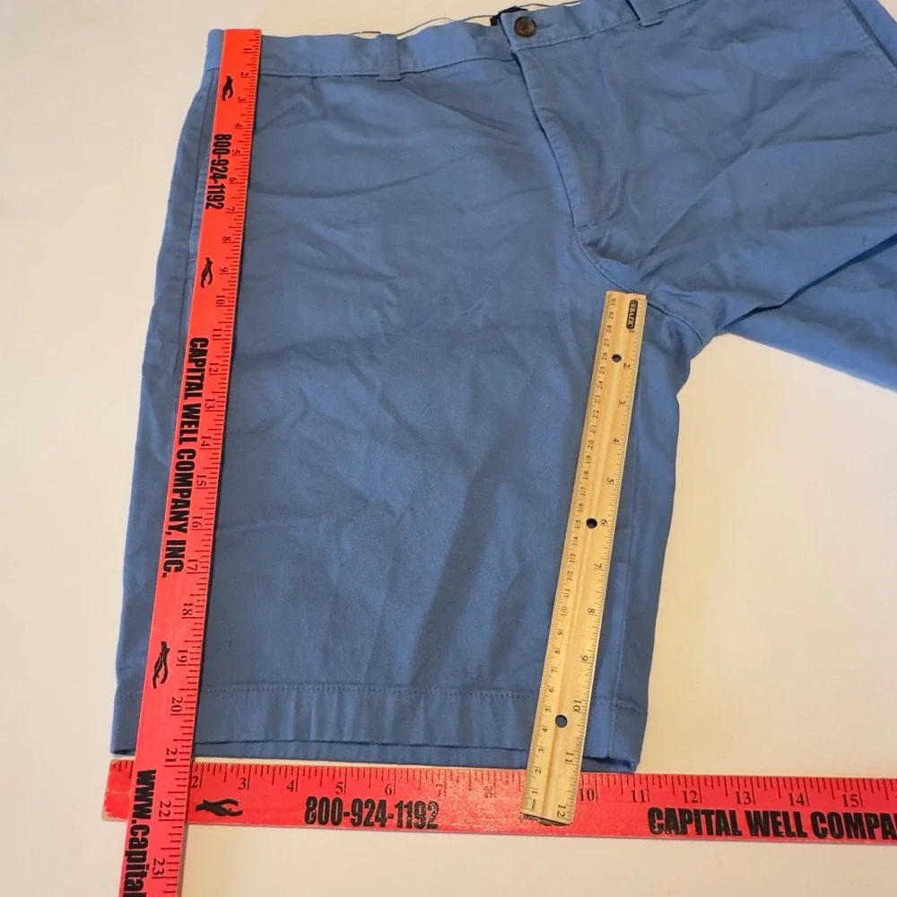 J.Crew Mens Re-Imagined‎ Stretch Chino Shorts Light Blue 11 Inseam Size 38